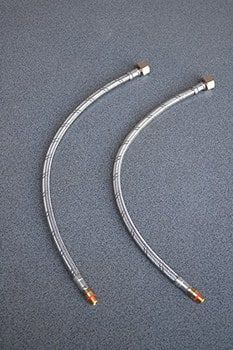 metal braided hoses for washing machine shut off valve