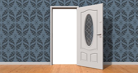 open door illustration and how to tell if a door has been opened