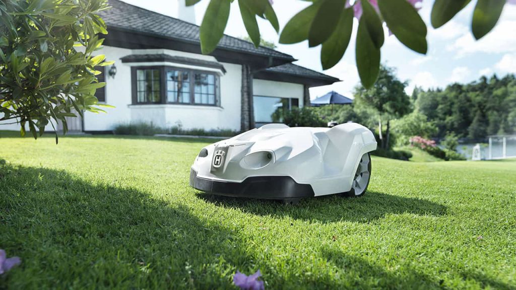 Robot Lawn Mower in Action