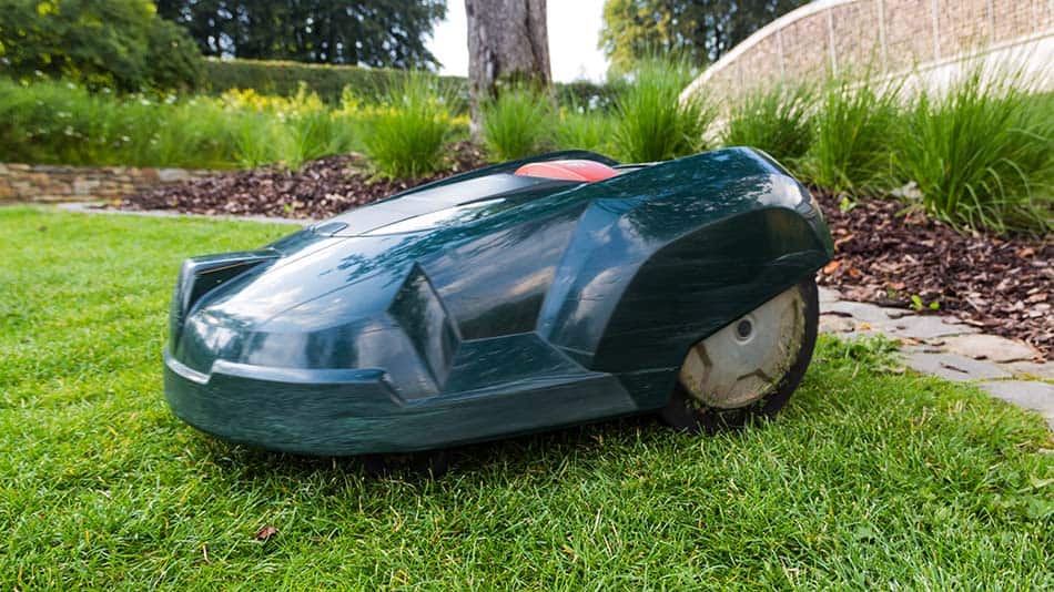 Smart Lawn Mower Close Up