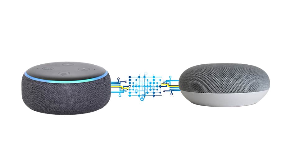 Amazon Alexa and Google Home Communication v2