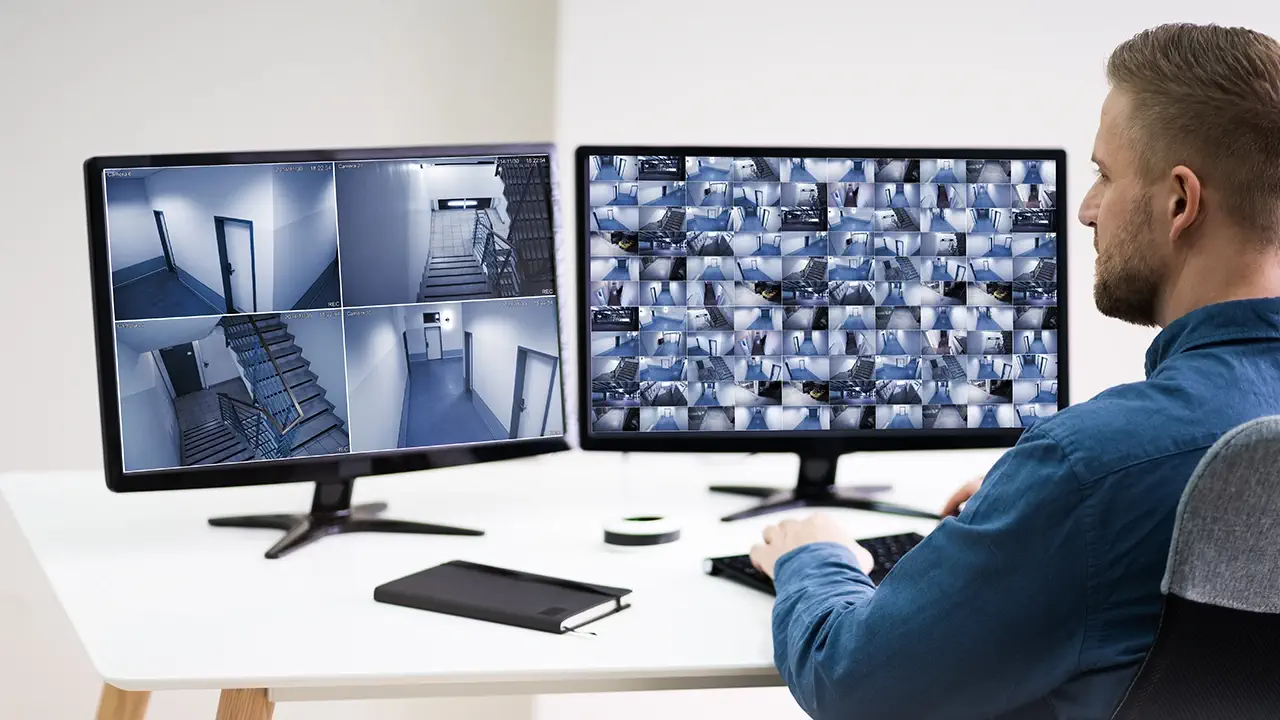 How much data does a CCTV camera use?