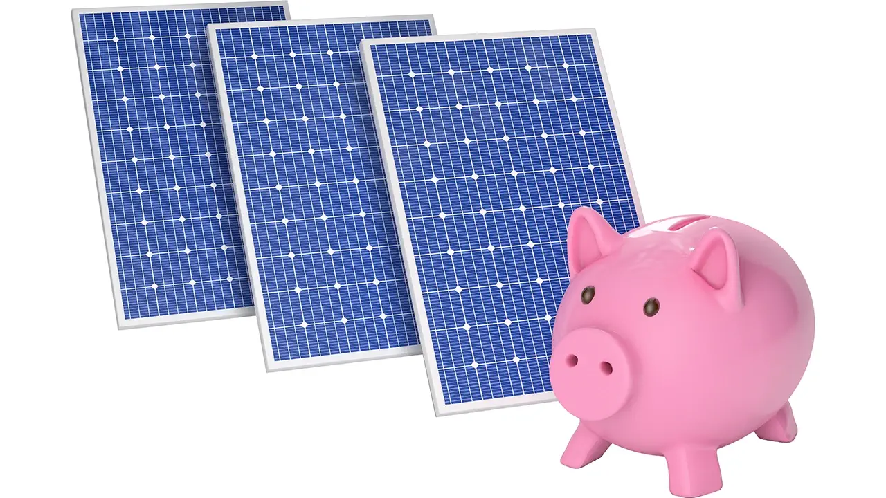 Solar panels with a piggy back.
